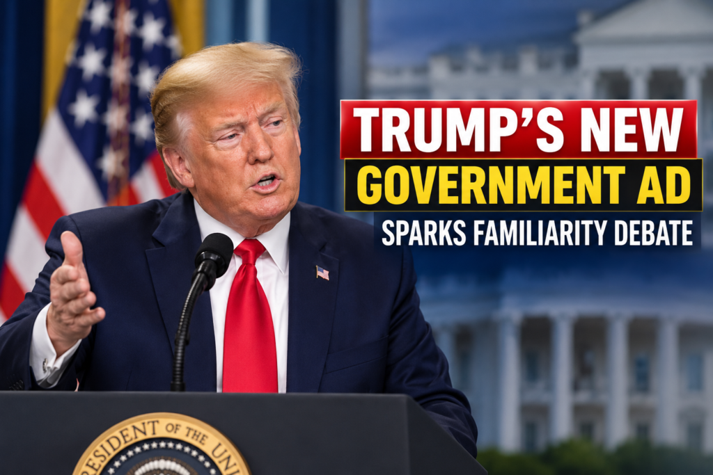 Taxpayer-Funded Trump Ad Reuses 2024 Campaign Message Still from the taxpayer-funded Trump ad titled Final Battle