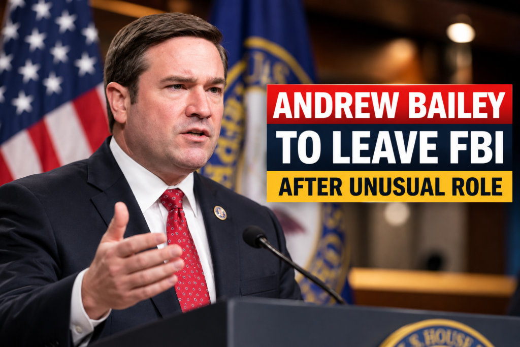Andrew Bailey FBI co-deputy director stepping down after one year