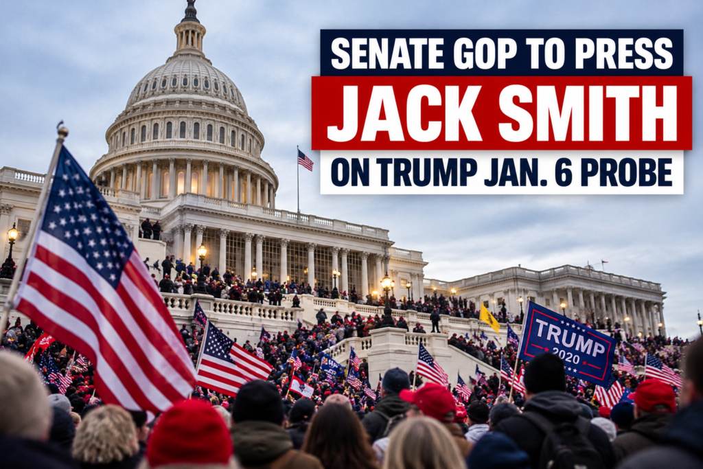 Former special counsel Jack Smith arriving for the Jack Smith Senate hearing in Washington