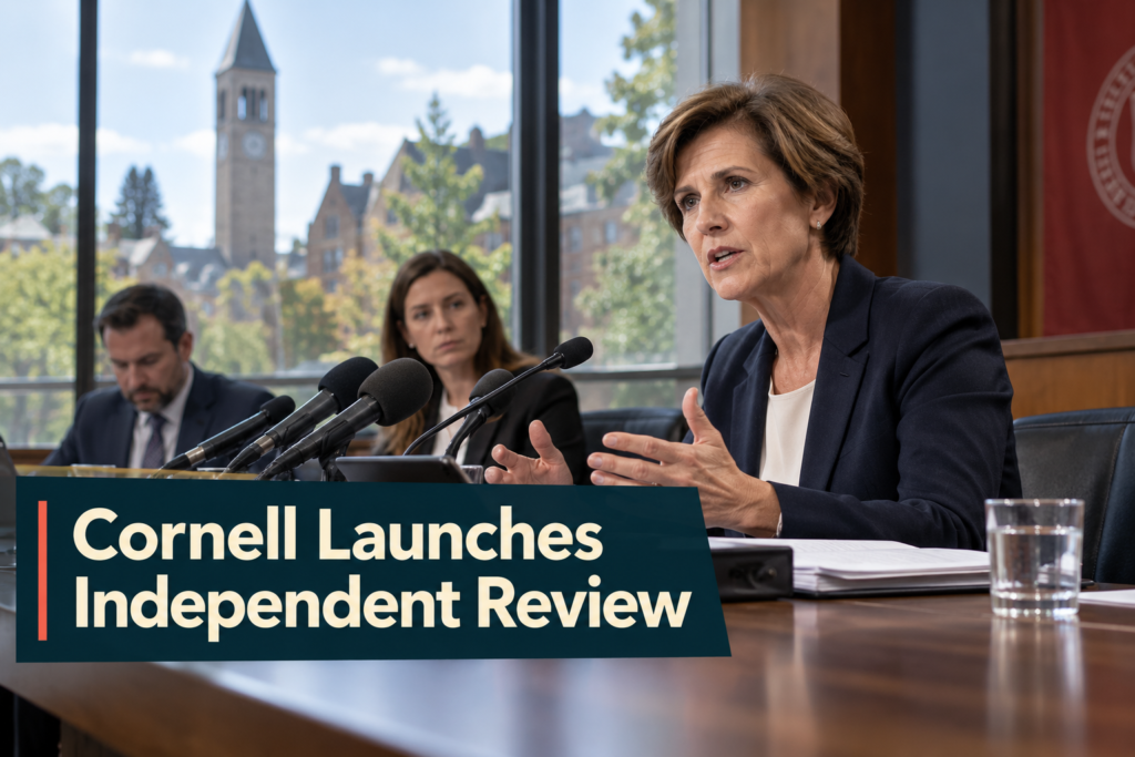 Cornell Sally Yates review announced by university trustees in Ithaca, New York