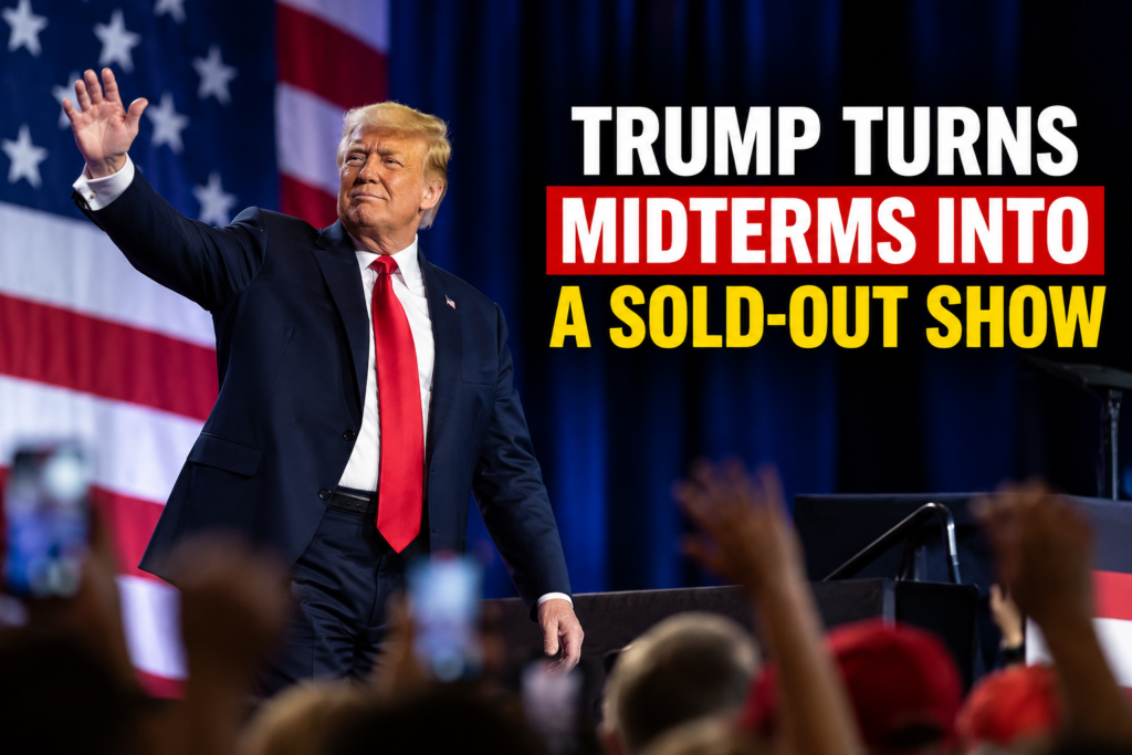 Trump Durant Rally Kicks Off October Midterm Campaign Supporters gather for the Trump Durant rally at the Choctaw Event Center in Oklahoma