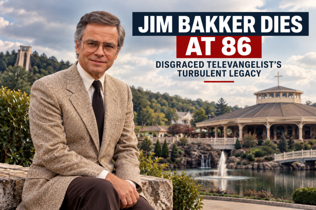 Jim Bakker dies at 86, the televangelist who founded the PTL Club ministry