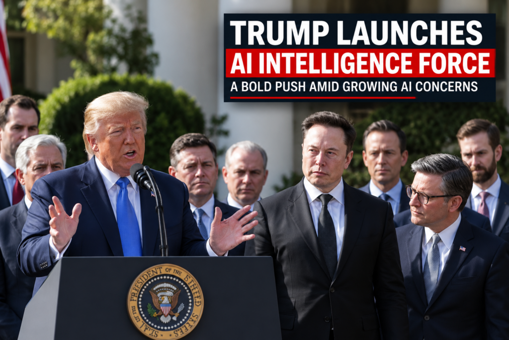 Super Intelligence Force: Who Leads Trump's AI Task Force Super Intelligence Force federal AI task force announced by President Trump