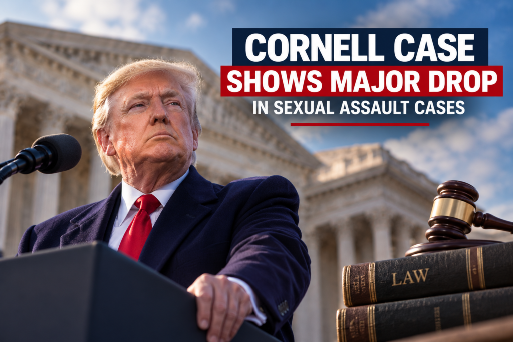 Cornell University campus in Ithaca as Title IX enforcement draws scrutiny